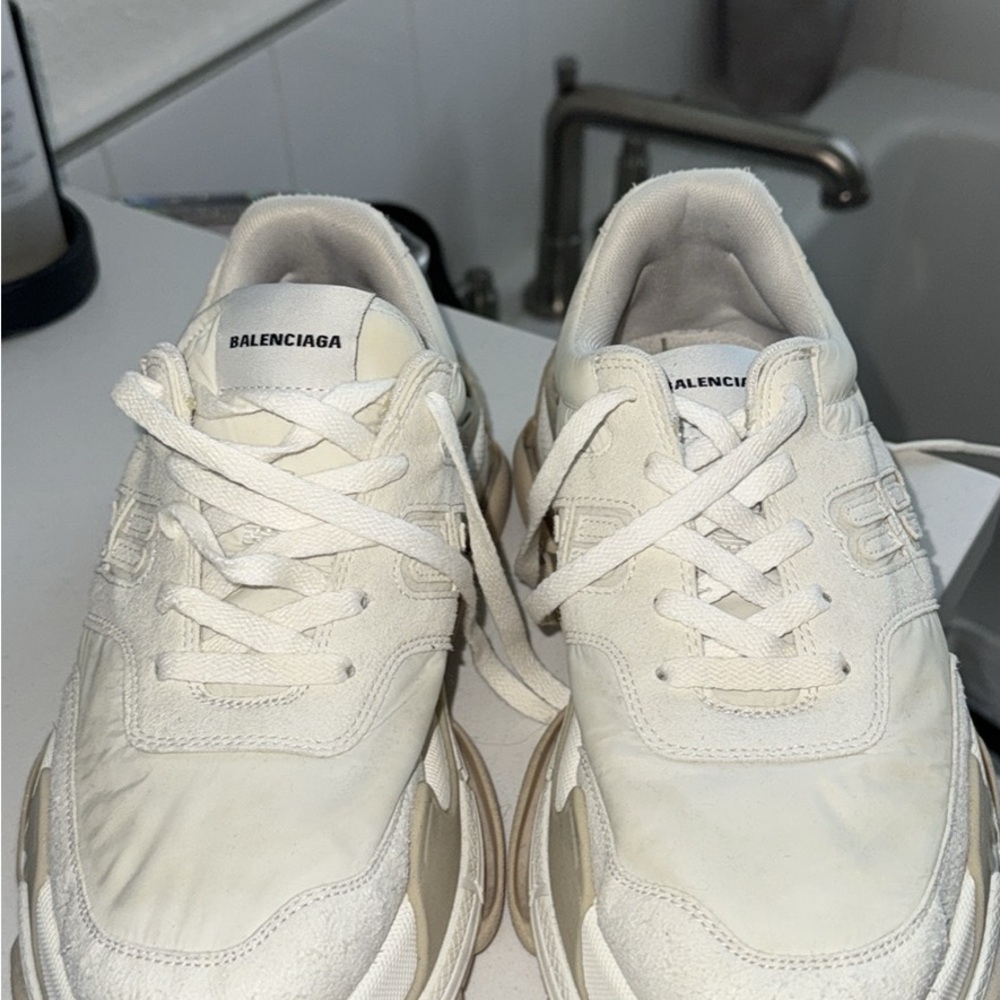 Balenciaga Cream Sneakers